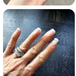 Classic white french tip set